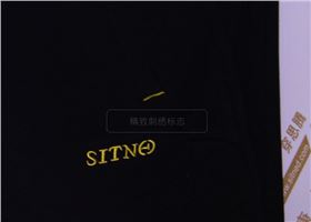 棉质运动裤的logo