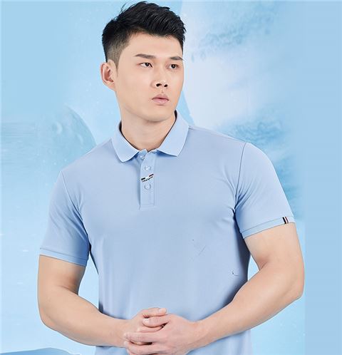 广州夏季翻领短袖运动t恤衫定制工厂883131/883132