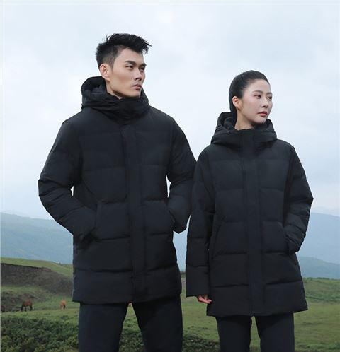 时尚中长款羽绒服